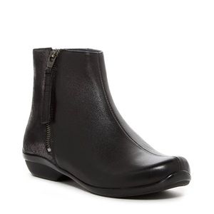 Dansko Otis Nappa Black Leather Booties